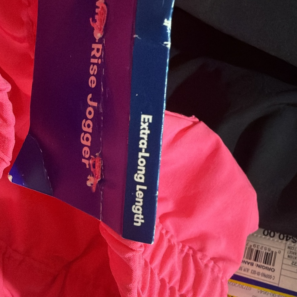 JoyLab Hot Pink Mid-Rise Jogger Pants Extra Long Length NWT Size M - Picture 8 of 8